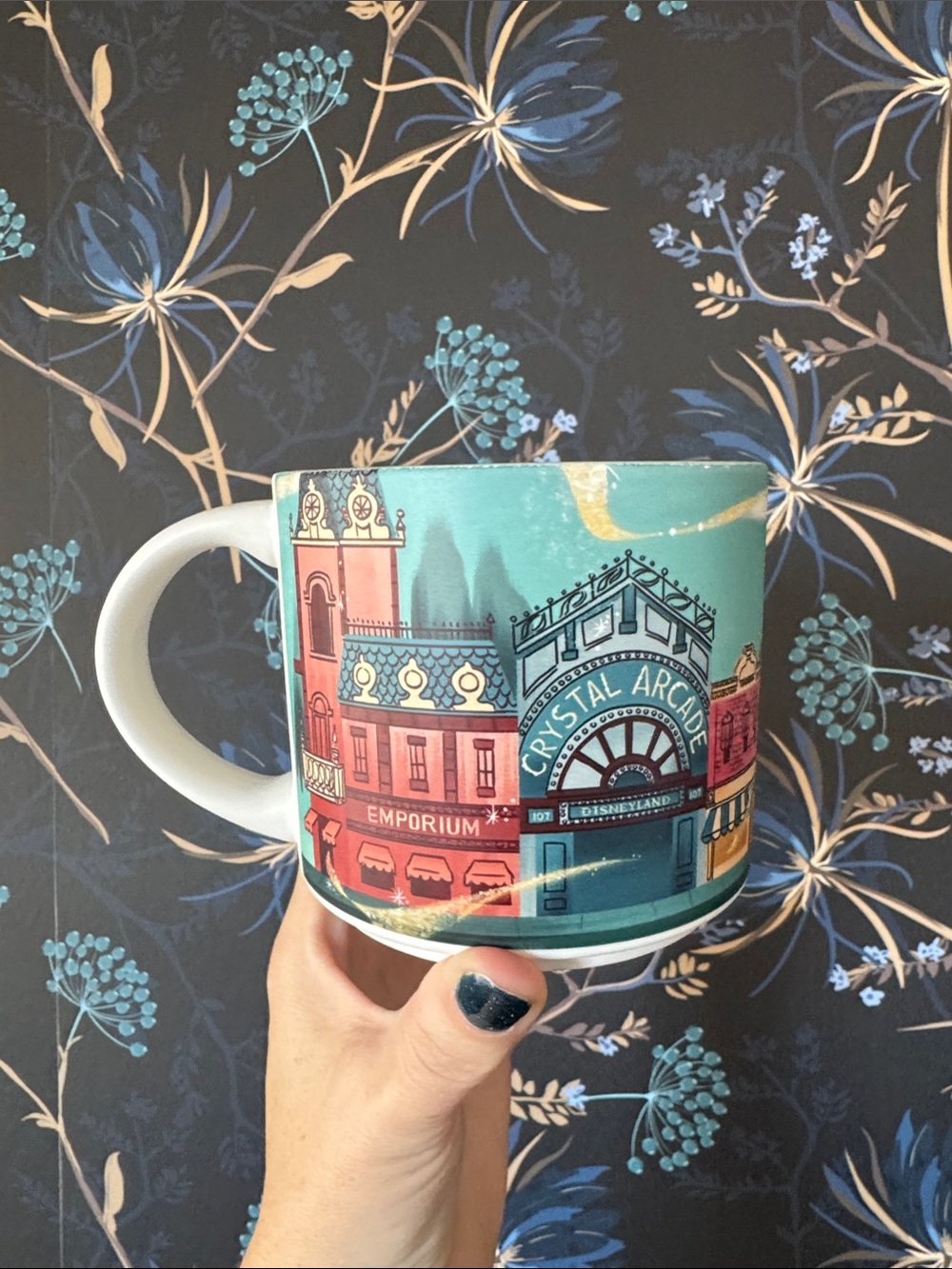 Wunderground Gallery Disneyland Main Street - Ann Shen Mug - EUC